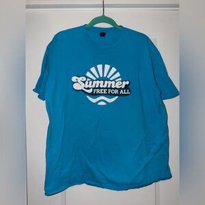 Blue Glidan Graphic Tee